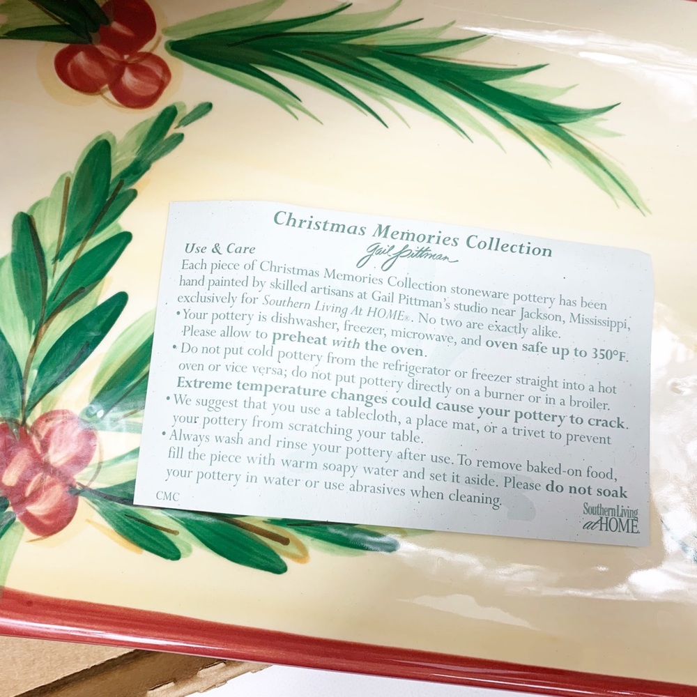 Southern Living at Home - Christmas Memories - Gail Pittman Appetizer Platter